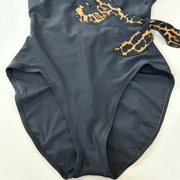 Vintage Oscar De La Renta Leopard Bathing Suit - Picture 6 of 8